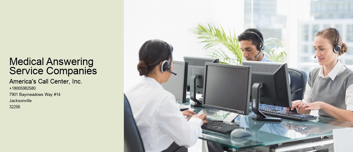 Medical Answering Service Companies